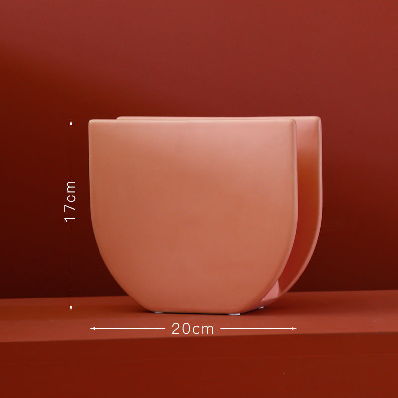 Creative ceramic vase forms