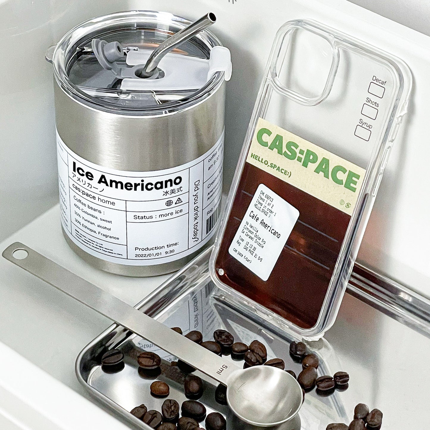 Portable Coffee On-the-Go Mug Insulation With Straw