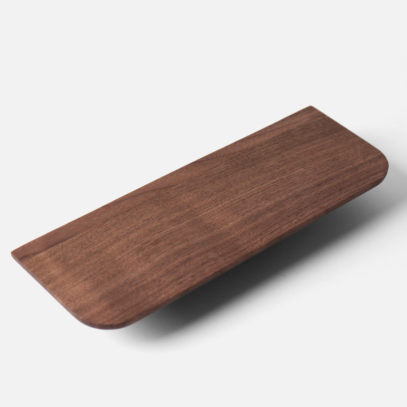 Shelf Paper Roll Holder Otherwise Wall-mounted Paper Towel Rod Shelf Black Walnut Solid Wood