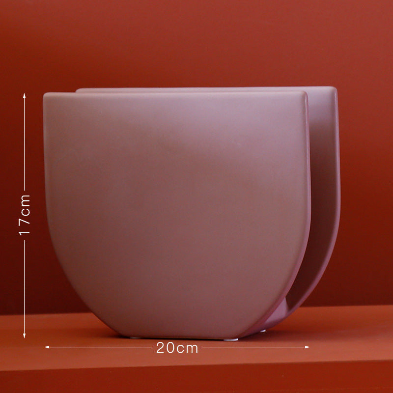 Creative ceramic vase forms