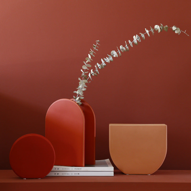 Creative ceramic vase forms