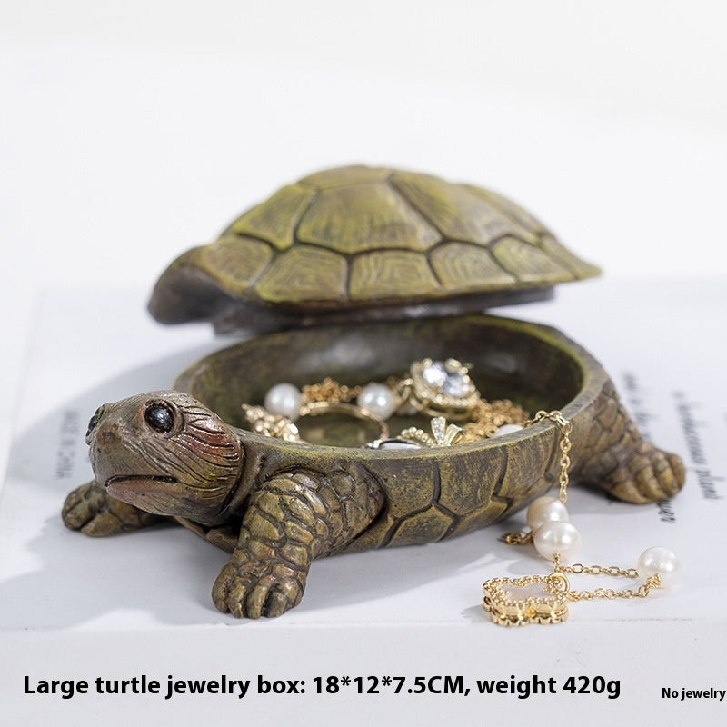 Modern Turtle Storage Box Living Room Decoration Resin Crafts Jewlery