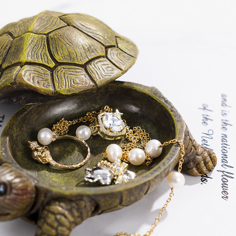 Modern Turtle Storage Box Living Room Decoration Resin Crafts Jewlery
