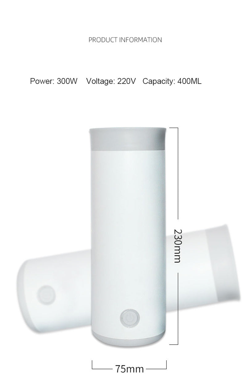 Travel electric hot water cup