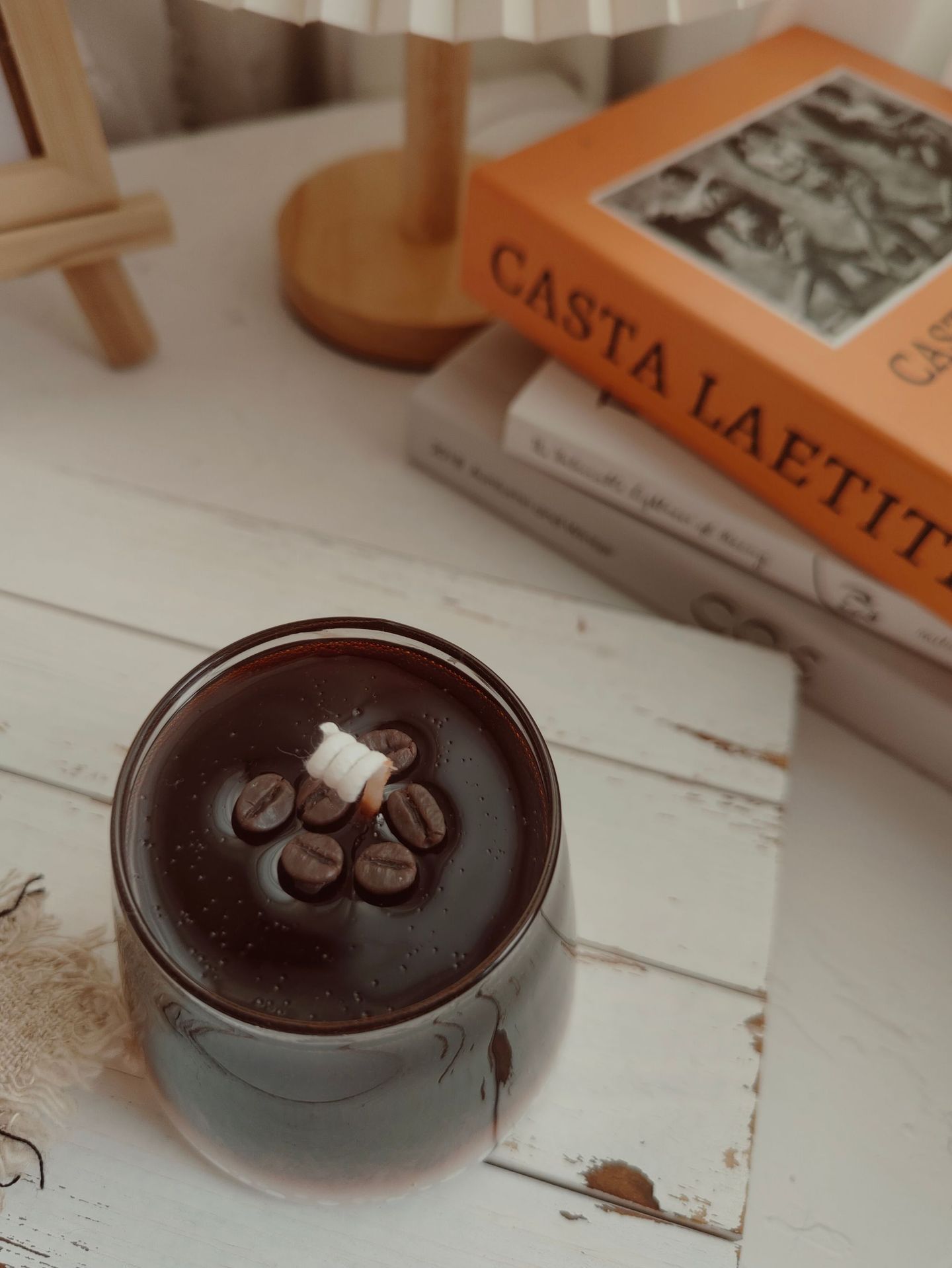 Milk-in-water Coffee Ice American Black Coffee Glass Aromatherapy Candle