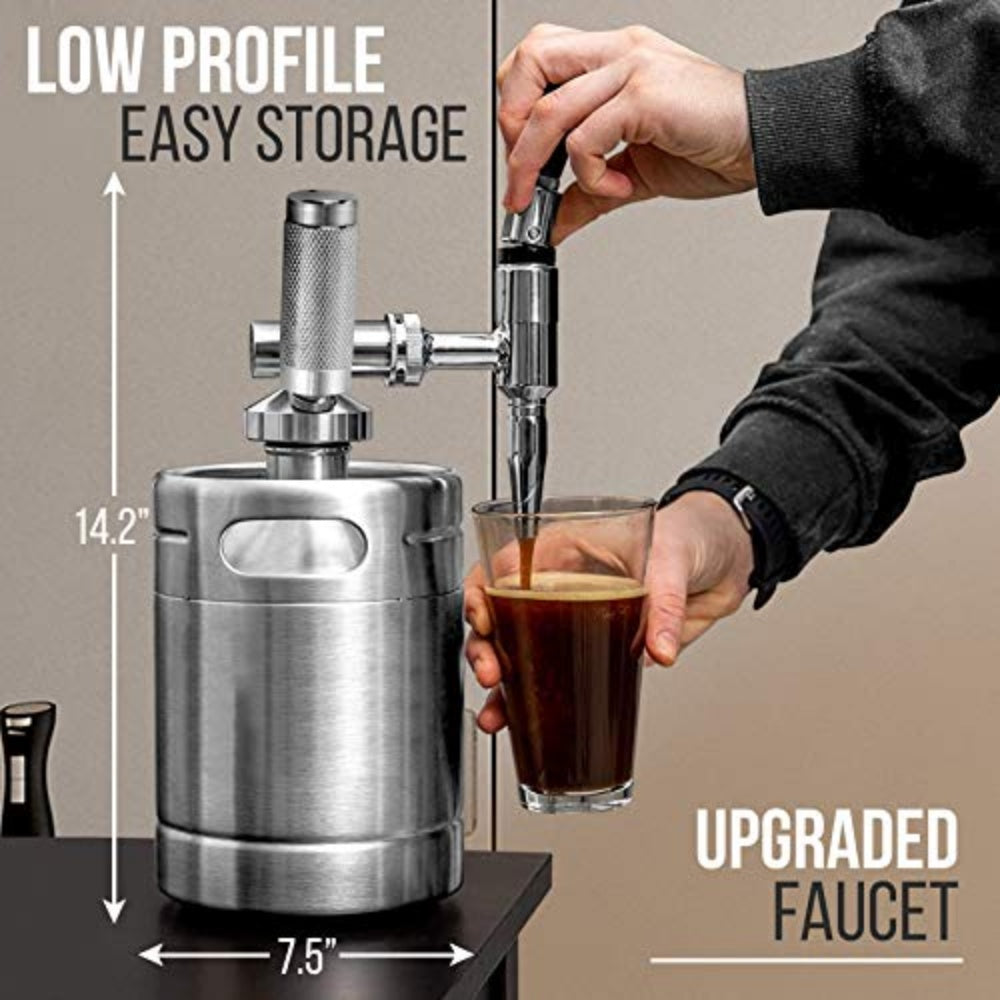 Nitrogen Coffee Machine Stainless Steel Coffee Barrel shoam