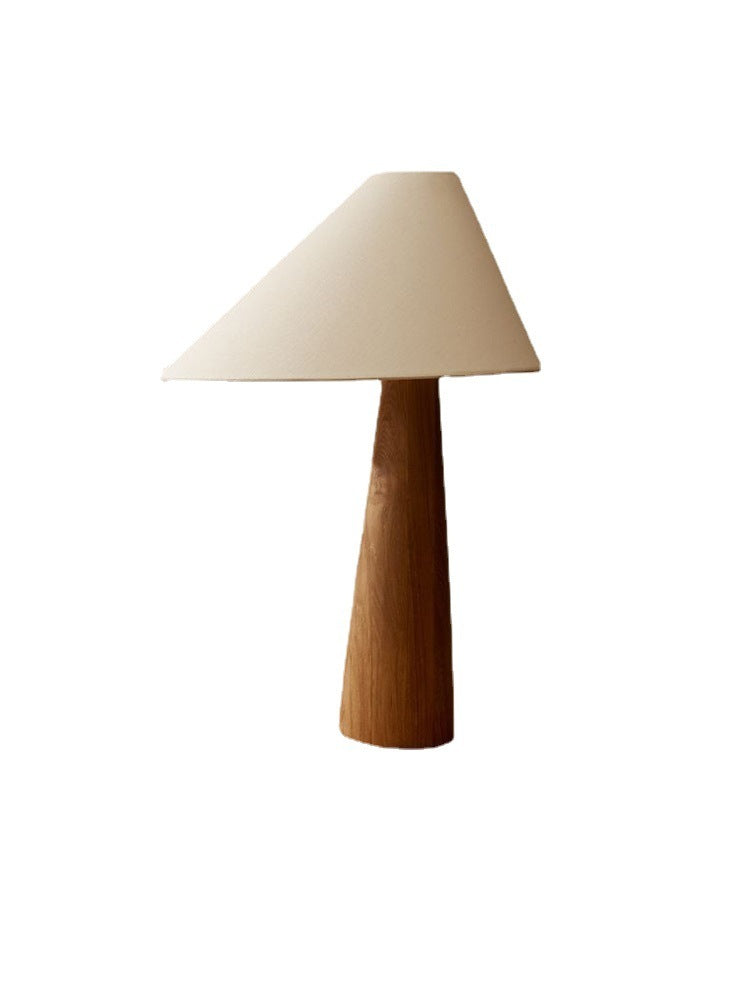 Household Japanese-style Fabric minimalist wood Table Lamp